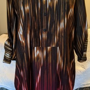 Calvin Klein hombre 3-button blouse